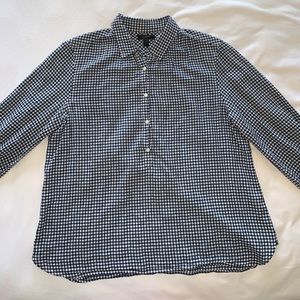 J. Crew gingham button down